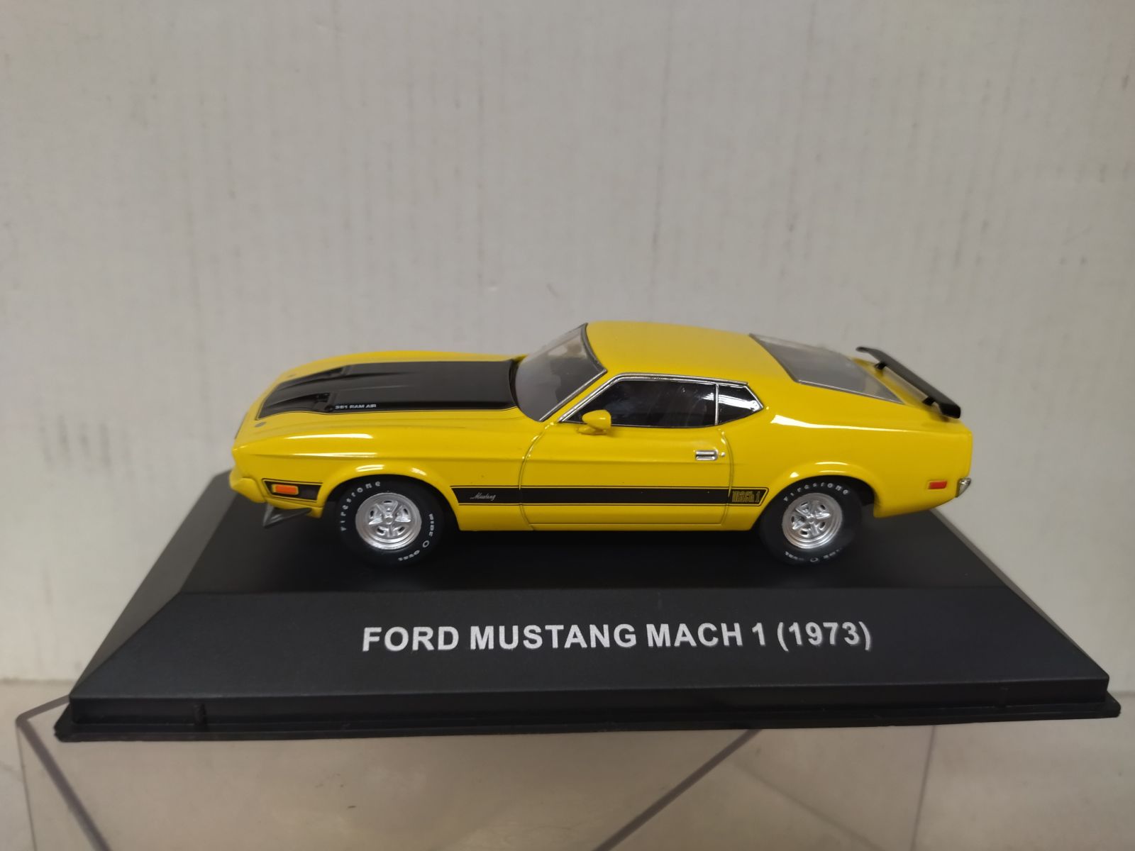 FORD MUSTANG 1973 MACH 1 YELLOW MUSTANG-AMERICAN CARS 1:43 ALTAYA