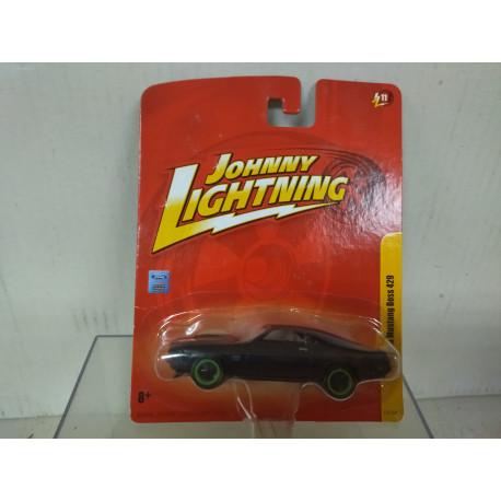 FORD MUSTANG 1970 BOSS 429 BLACK 1:64 JOHNNY LIGHTNING