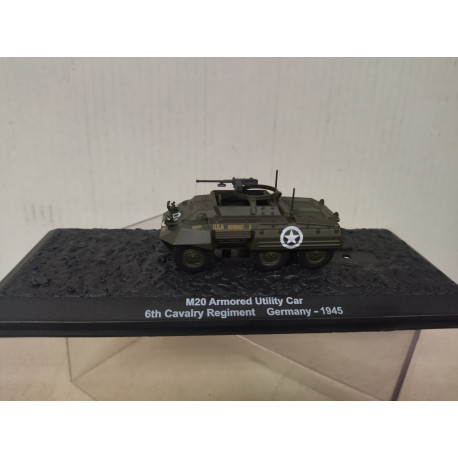 M20 1945 ARMOURED UTILITY CAR 6th CAVALRY REG US ARMY WW 2 1:72 ALTAYA IXO