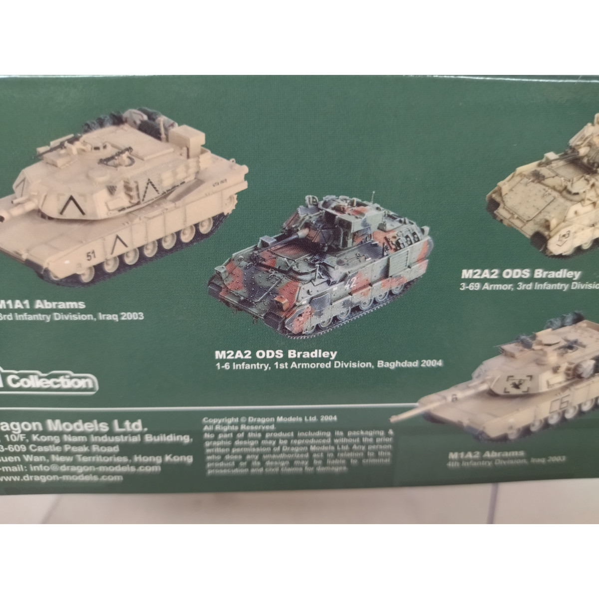 M2 A2 ODS BRADLEY 2004 BAGHDAD 1st ARM DIV 1:72 DRAGON ARMOR - BCN ...