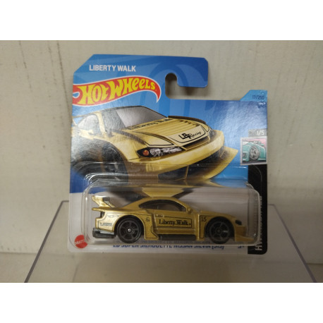 NISSAN SILVIA S15 GOLD LB SUPER SILHOUETTE LIBERTY WLK 1/5 MODIFIED 1:64 HOT WHEELS