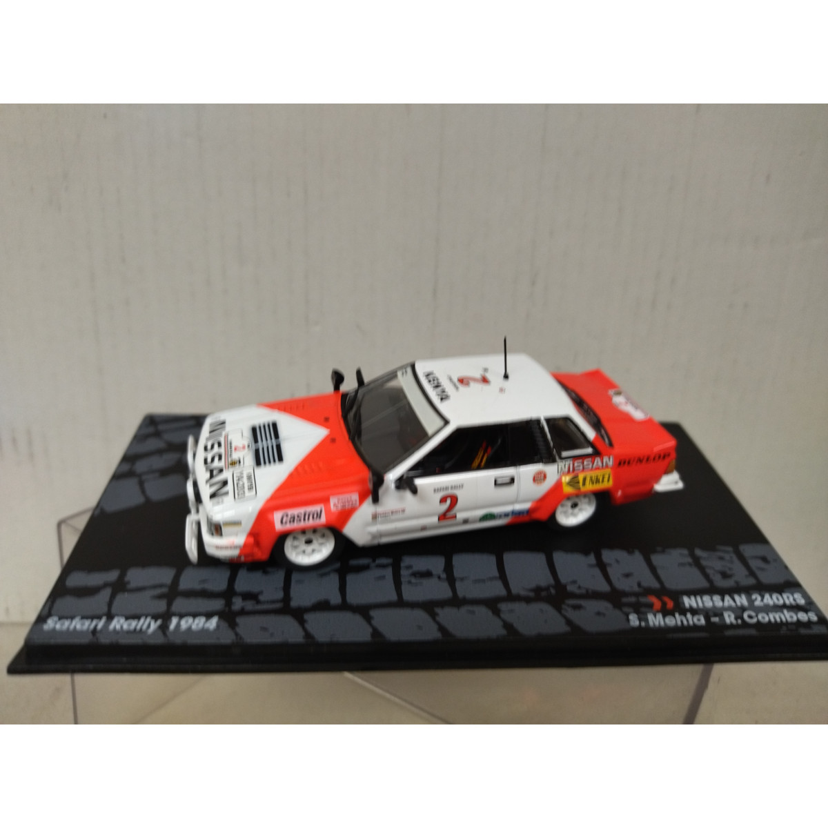 Miniature Nissan 240RS #2 Rallye Safari 1984 - Echelle 1/43 - S. Mehta