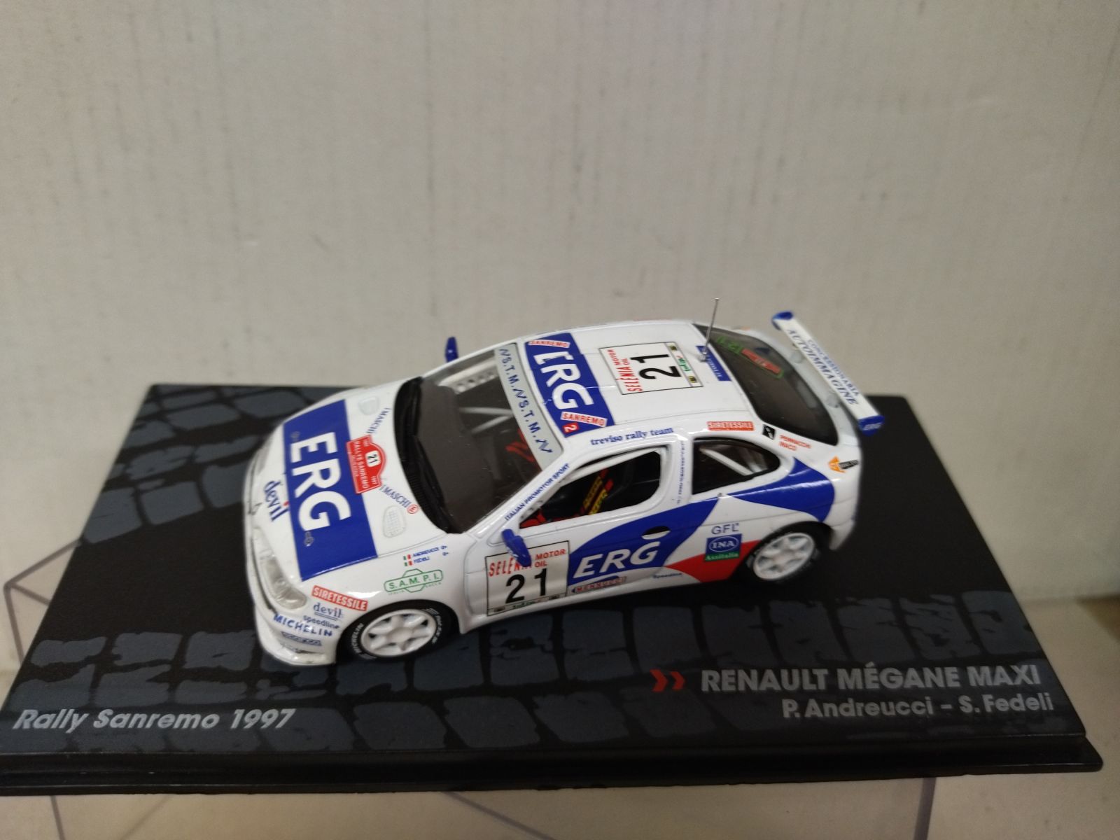 Modèle Réduit Renault Megane Maxi N°1 Du Rallye De Sanremo 1977 - Échelle 1/43 Altaya, Neuf, Parfait Pour Les Collectionneurs !