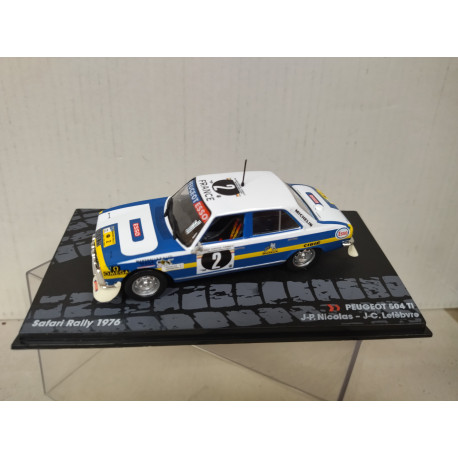 1/43 Peugeot 504 Esso Safari Rally Kenya 1976 #2 J.P.Nicolas