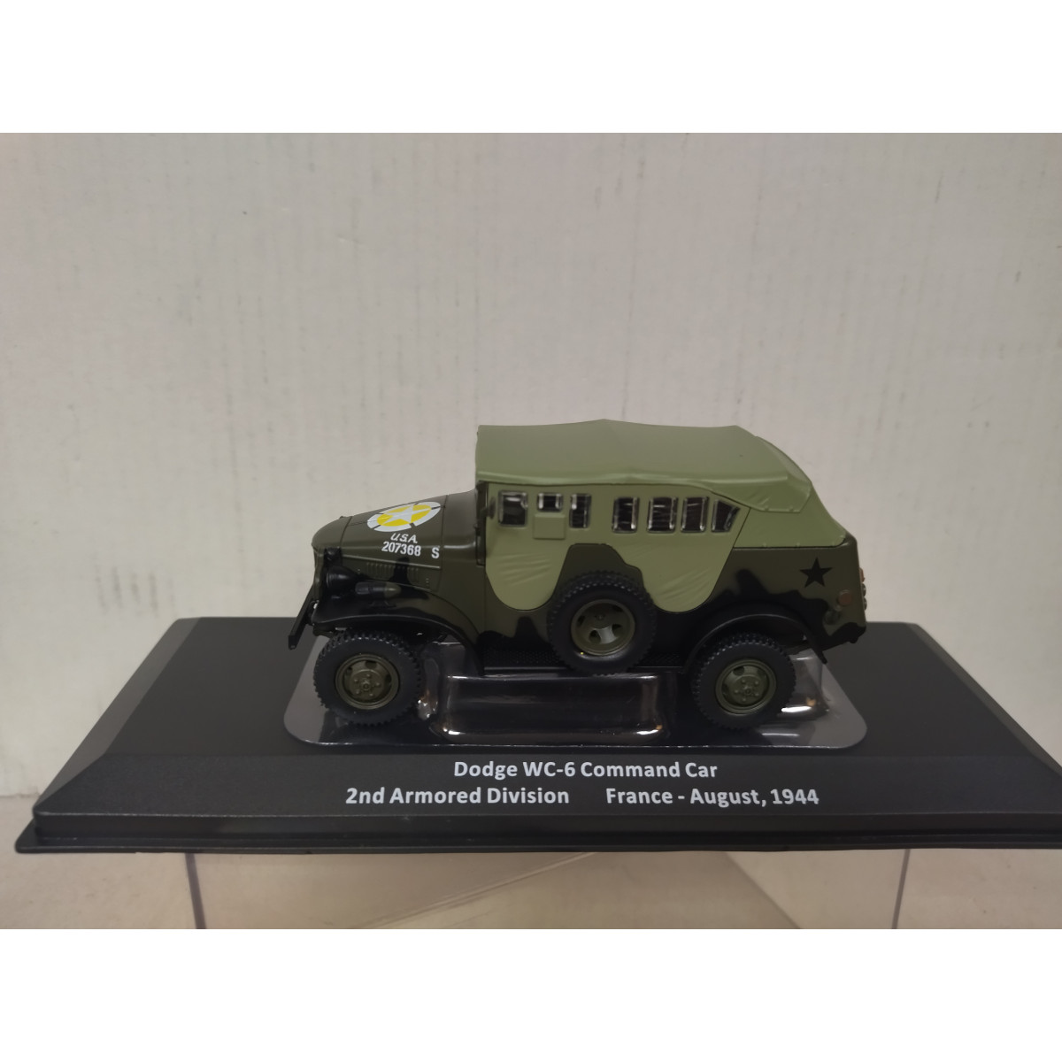 A 1944 Ford M8 Light Armored Car In US Army  3rd Armored Division Markings Dhgnm9