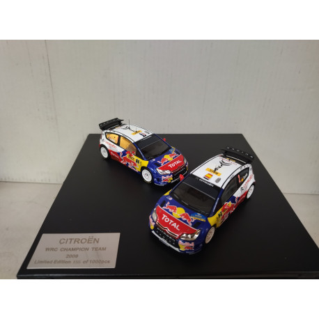 CITROEN C4 WRC 2009 RALLY CHAMPION TEAM LOEB & SORDO 1:43 IXO RAM397AB