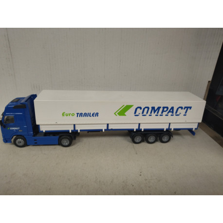 VOLVO FH16 COVERED TRAILER EURO TRAILER CAMION/TRUCK 1:50 JOAL 334
