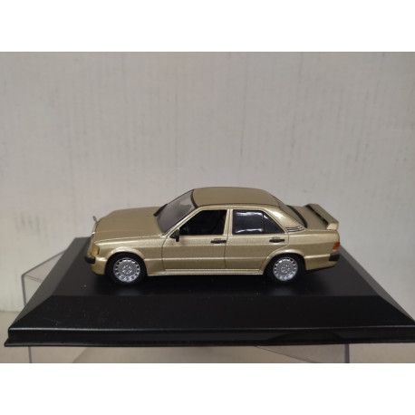 MERCEDES-BENZ W201 190 E 2.3-16V 1984 GOLD 1:43 ALTAYA IXO BOX NO ORIGINAL