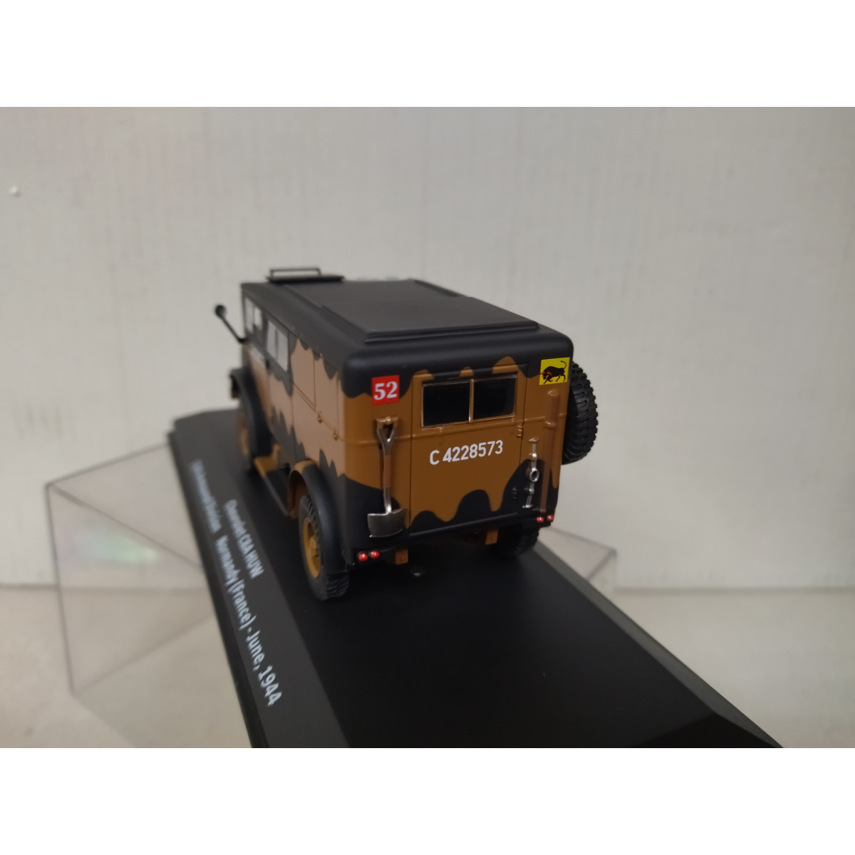 Miniature 1/43 – Chevrolet C8A HUW Canadien – Normandie 1944 – Zamac – Édition Limitée (Occasion)