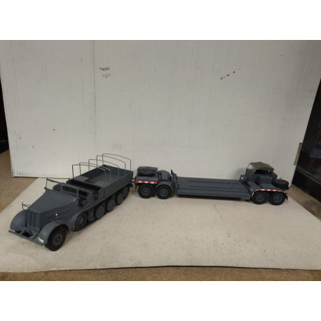 Sd.kfz.9 FAMO 18t + Sd.Ah.116 REMOLQUE GERMANY WW 2 1:43 ALTAYA IXO NO BOX