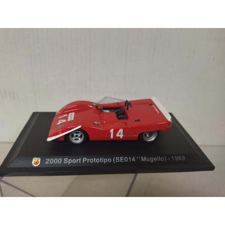 FIAT ABARTH 2000 SPORT PROTOTIPO 1969 SE014 1:43 METRO HACHETTE