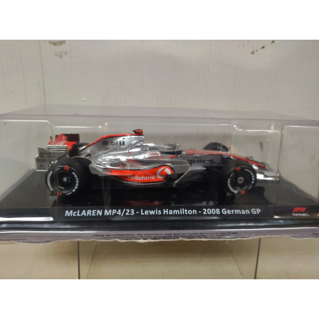 MCLAREN MP4/23 2008 LEWIS HAMILTON GERMAN GP FORMULA F1 1:24 SALVAT IXO