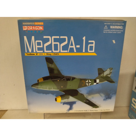 MESSERSCHMITT Me 262 A-1a 1945 YELLOW 3 WW 2 1:72 DRAGON WARBIRDS