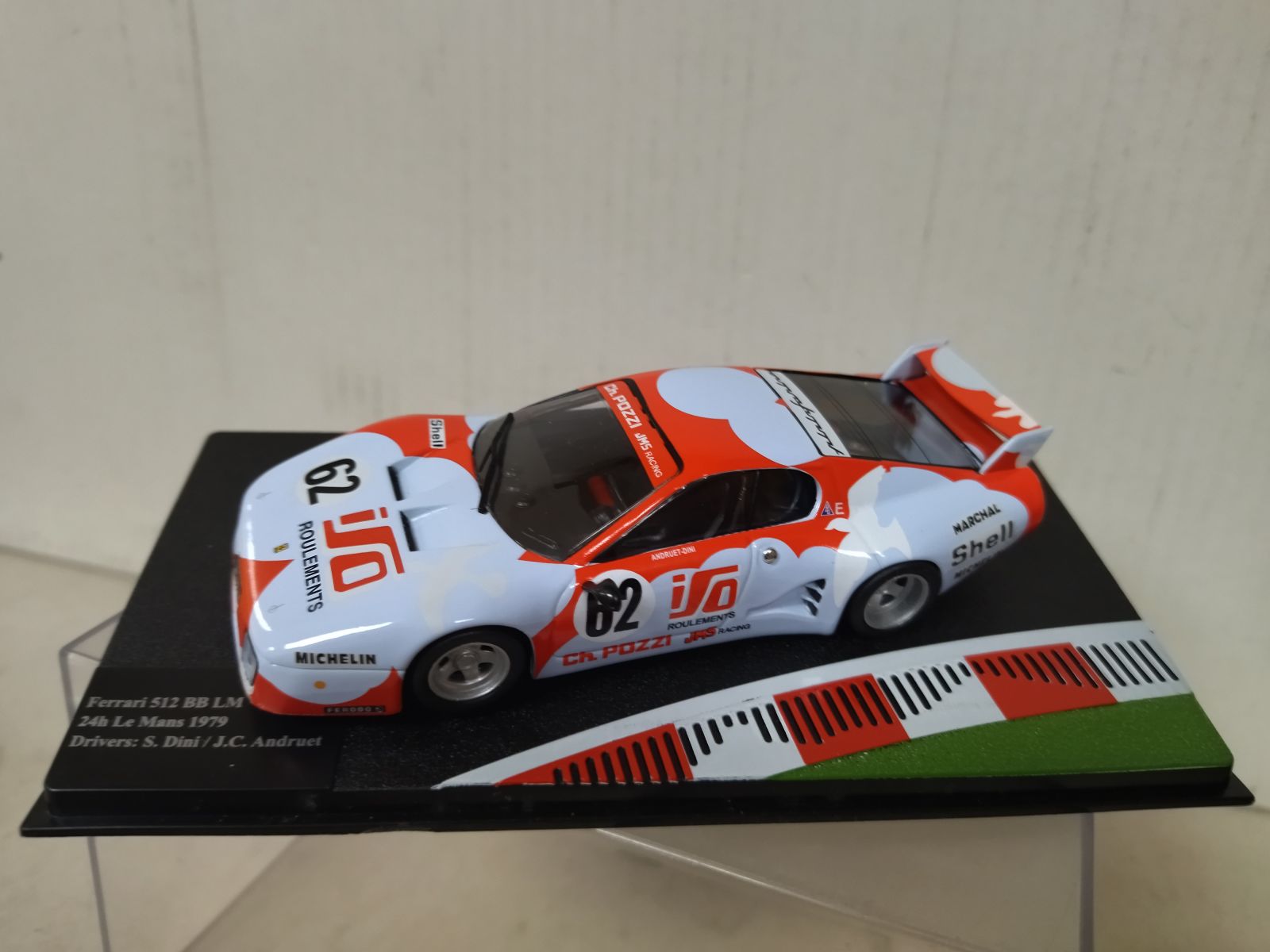 FERRARI 512 BB LM 1979 24 H LE MANS DINI-J.C.ANDRUET 1:43 IXO