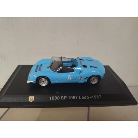 FIAT ABARTH 1000 SP 1967 LADO BLUE 1:43 METRO HACHETTE - BCN STOCK