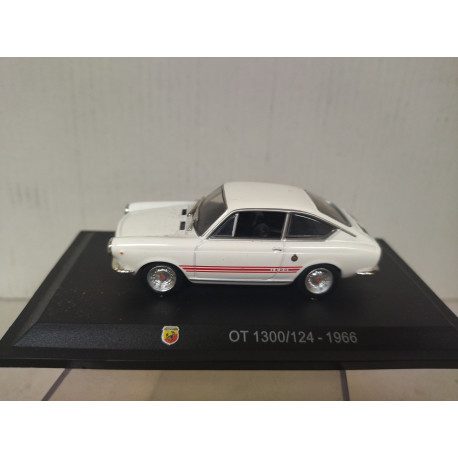 FIAT ABARTH OT 1300/24 1966 WHITE 1:43 METRO HACHETTE