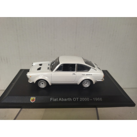 FIAT ABARTH OT 2000 1966 WHITE 1:43 METRO HACHETTE