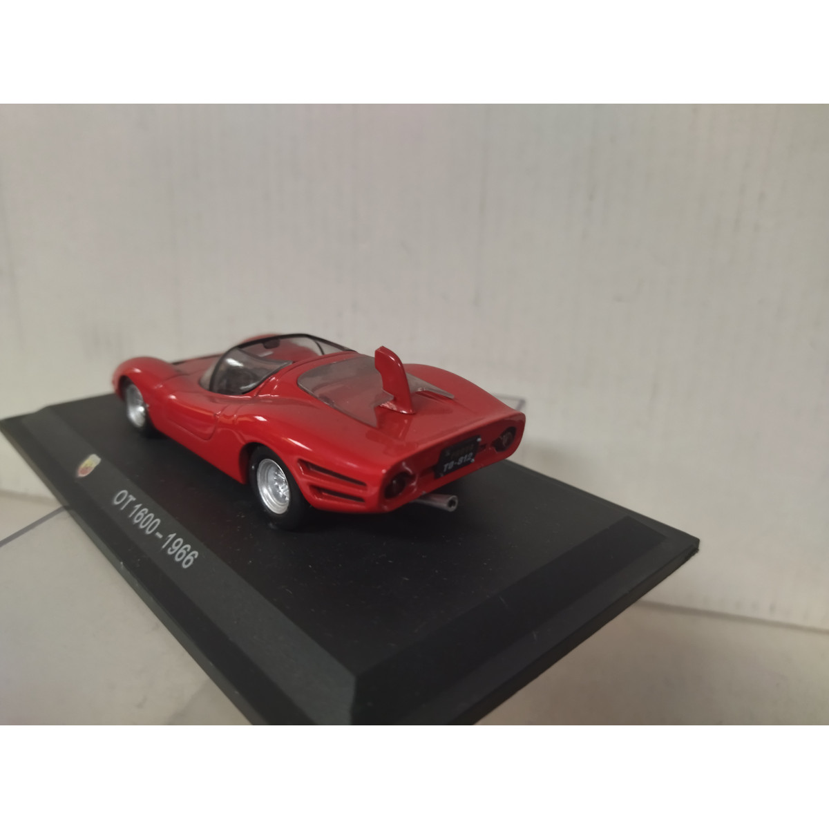 FIAT ABARTH OT 1600 1966 RED 1:43 METRO HACHETTE - BCN STOCK CARS