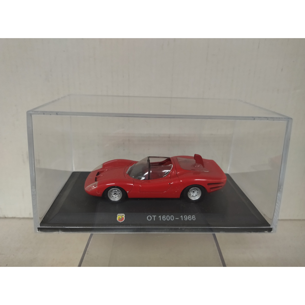 FIAT ABARTH OT 1600 1966 RED 1:43 METRO HACHETTE - BCN STOCK CARS