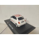 FIAT ABARTH 500 2008 WHITE/RED 1:43 METRO HACHETTE