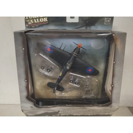 HAWKER HURRICANE 1941 UK RAF 87 SQUADRON WW 2 1:72 FORCES OF VALOR