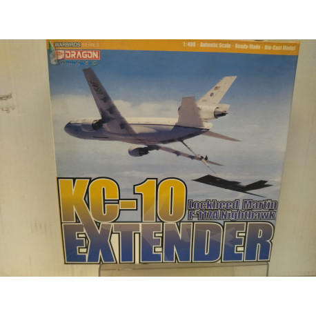 MCDONNELL DOUGLAS KC-10 EXTENDER + F-117 1:400 DRAGON WARBIRDS