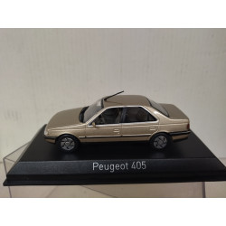 PEUGEOT 405 SRi 1991 MAYFAIR BEIGE METALLIC 1:43 NOREV 474514