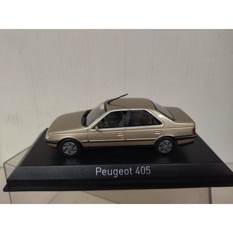 PEUGEOT 405 SRi 1991 MAYFAIR BEIGE METALLIC 1:43 NOREV 474514