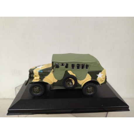DODGE WC-6 1943 COMMAND CAR 1st ARM DIV USA WW 2 1:43 ALTAYA IXO CAJA NO ORIGINAL