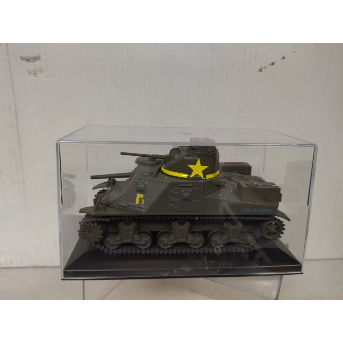 Char M3 Medium Tank 1/43 - Modèle Réduit IXO/Altaya, édition Tunisie 1942, Occasion En Bon état