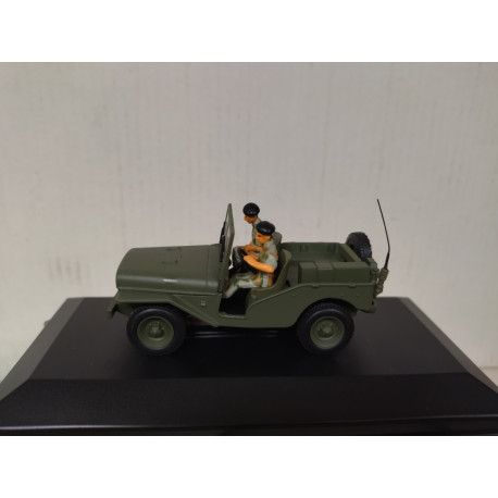 DELAHAYE VLR JEEP + FIGURES FRANCE 1:43 IXO DIREKT CAJA NO ORIGINAL