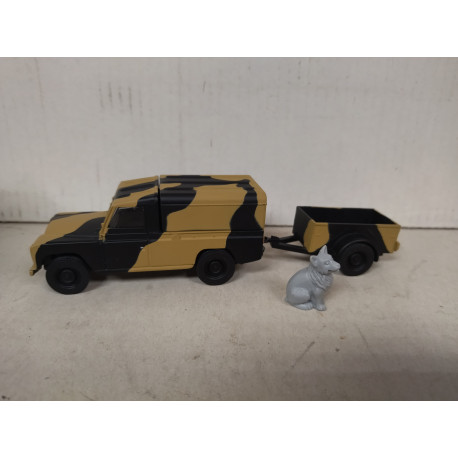 LAND ROVER & 2 WHEEL TRAILER 1st BAT 1:43 CORGI 07501