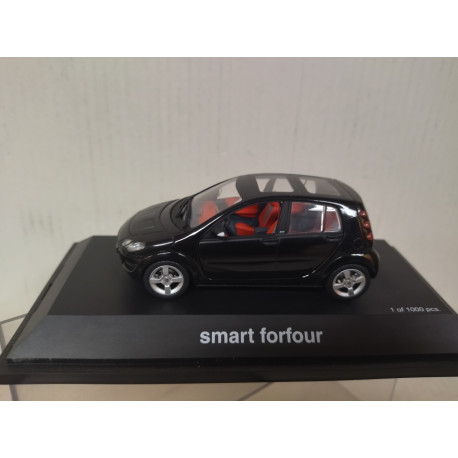 SMART FORFOUR JACK BLACK/BLACK 1:43 SCHUCO