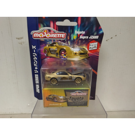TOYOTA SUPRA JZA80 GOLD PREMIUM JAPAN 1:64 MAJORETTE