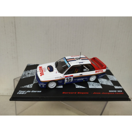 BMW E30 M3 1987 RALLY TOUR CORSE BEGUIN 1:43 ALTAYA IXO
