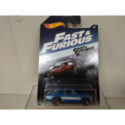 FORD ESCORT 1970 RS1600 6/8 SERIE FAST & FURIOUS 6 1:64 HOT WHEELS