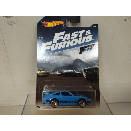 PORSCHE 911 GT3 RS 4/8 SERIE FAST & FURIOUS 5 1:64 HOT WHEELS