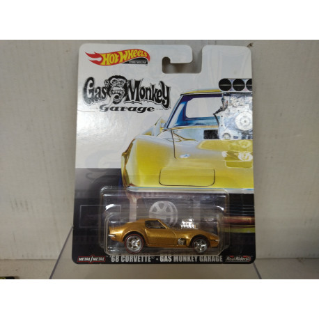 CHEVROLET CORVETTE C3 1968 GAS MONKEY GARAGE 1:64 HOT WHEELS PREMIUM