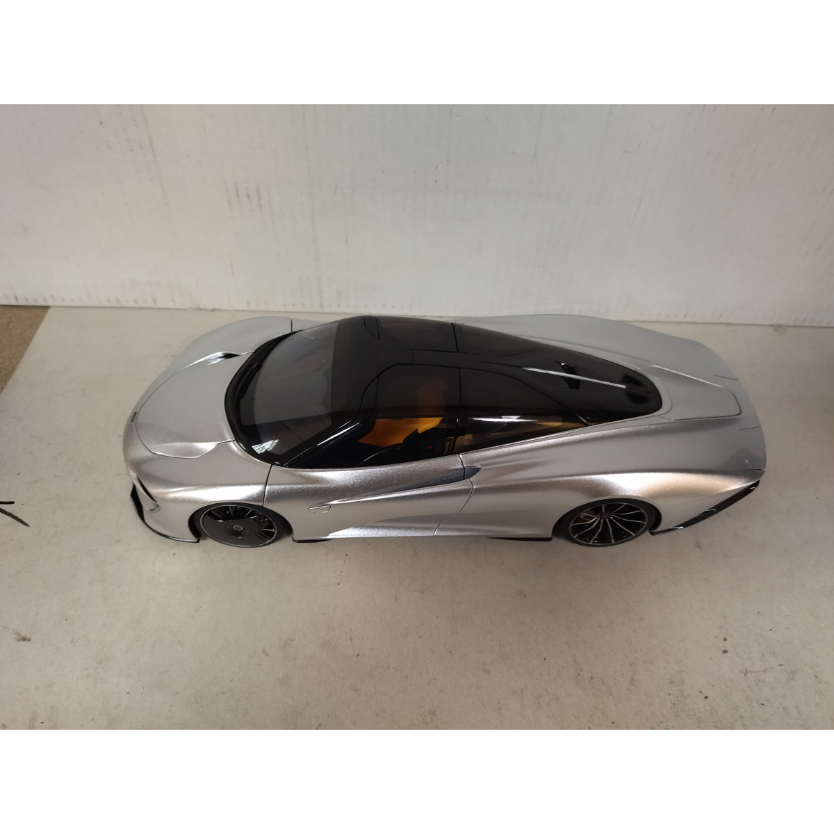Mclaren Speedtail 2020 Supernova Argent Maquette de Voiture 1