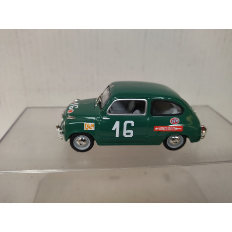 SEAT 600 1961 COMPETICION VERDE RALLY n16 1:43 SALVAT SOLIDO NO BOX