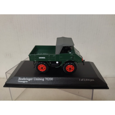 MERCEDES-BENZ UNIMOG U401 BOEHRINGER 70200 1:43 MINICHAMPS NO CARTON