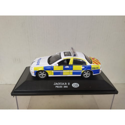 JAGUAR TYPE S 2002 POLICE GB 1:43 FABBRI HONGWELL OPEN BLISTER