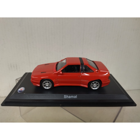 MASERATI SHAMAL 1990 RED 1:43 LEO MODELS