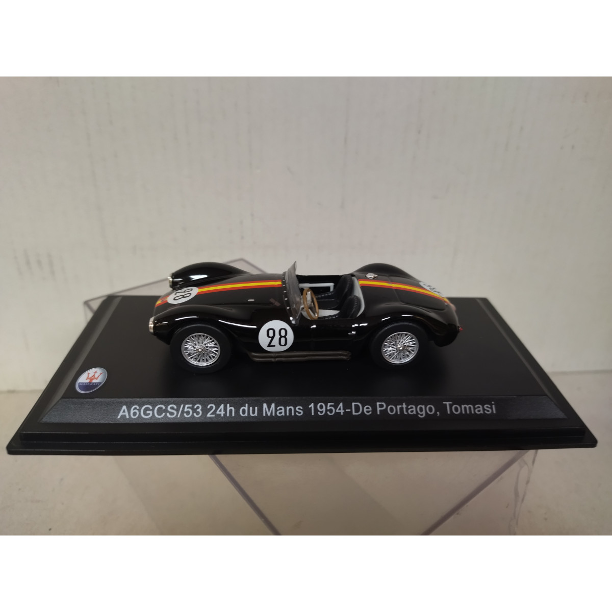 MASERATI A6GCS/53 1954 24 H LE MANS PORTAGO-TOMASI 1:43 LEO MODELS