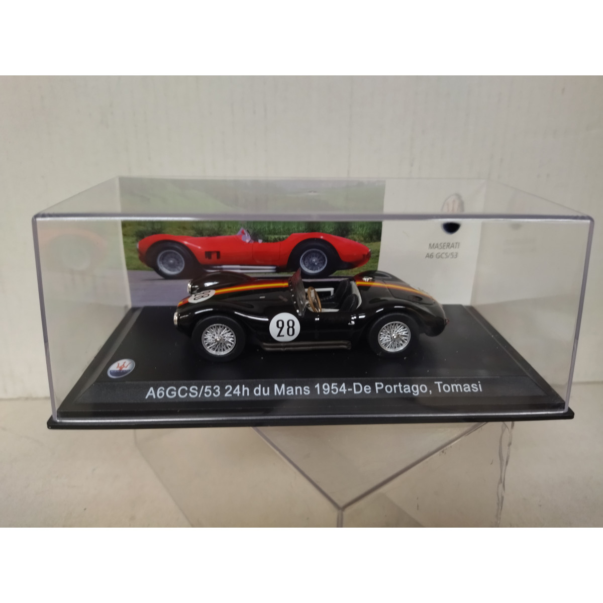 MASERATI A6GCS/53 1954 24 H LE MANS PORTAGO-TOMASI 1:43 LEO MODELS