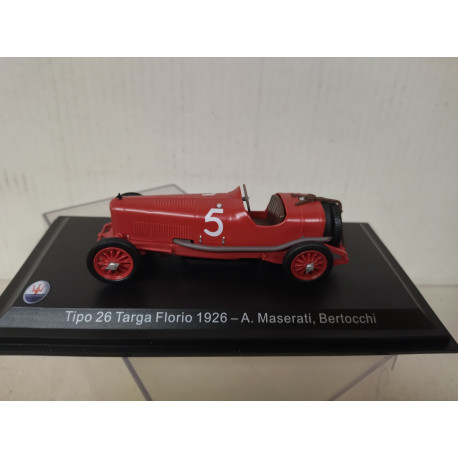 MASERATI TIPO 26 1926 TARGA FLORIO MASERATI-BERTOCCHI 1:43 LEO MODELS
