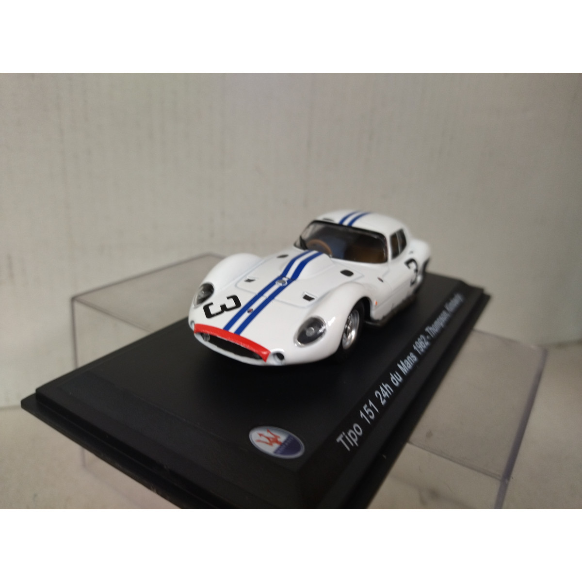 MASERATI TIPO 151 1962 24 H LE MANS THOMPSON-KIMBERLY 1:43 LEO