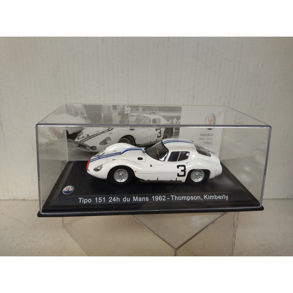 MASERATI TIPO 151 1962 24 H LE MANS THOMPSON-KIMBERLY 1:43 LEO