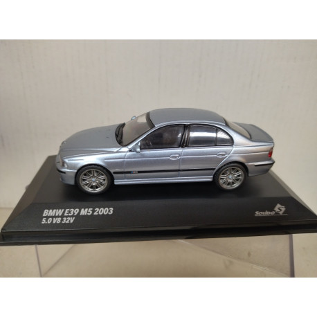 BMW E39 M5 2003 WATER SILVER 1:43 SOLIDO S4310503 SD