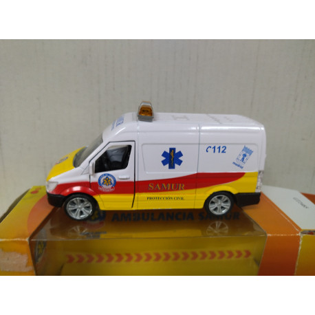 FURGONETA AMBULANCIA SAMUR PROTECCION CIVIL 112 PLAYJOCS